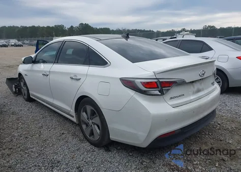 2016 Hyundai Sonata Hybrid Limited from USA, damaged, VIN KMHE34L10GA015736